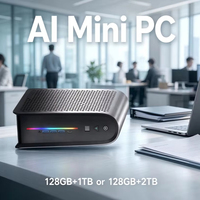 Nouvel ordinateur de jeu mini PC Amd Ryzen Ai Max+ 395 128 Go de RAM 2 To de SSD Carte intégrée pour les joueurs Montage vidéo Ordinateur de bureau