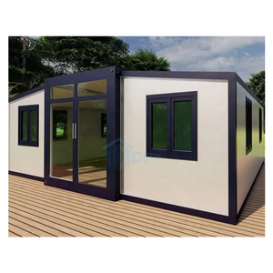 Prefab บ้านหลังเล็กๆ20FT ขยายได้, บ้านคอนเทนเนอร์พร้อมโครงสร้างเหล็กดีไซน์ทันสมัยสำหรับวิลล่า - Product Image 5