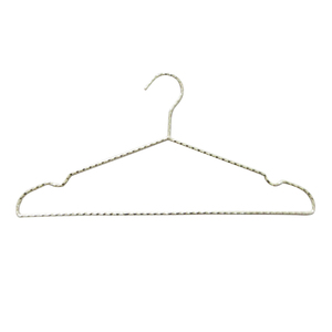 Shiny 400mm Gold Retail Boutique Dress Suit Display Gold Plated Metal Wire Clothes <b>Hanger</b> - Product Image 1