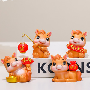 Ruijie Horse-Themed Blind Box Ornaments Creative <b>Mascots</b> Home Desktop Decor New Year Gifts For Kids And Adults - Product Image 3