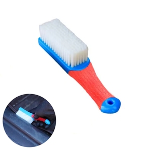 Spazzole Flessibili in Plastica Peluche per Interni Auto, Spazzola per <span class=keywords><strong>Lavaggio</strong></span> Auto <span class=keywords><strong>con</strong></span> Manico Antiscivolo Blu, Facile da Pulire - Product Image 3