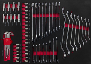 ELEHAND Wholesale Auto Repair <b>Tool</b> <b>Cart</b> Set With <b>Tools</b> 72-tooth Ratchet 7-layer Heavy-duty 420 Pieces Hand Push - Product Image 2