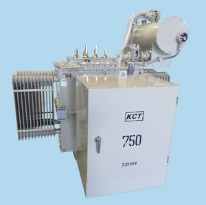 Transformador trifásico de montaje en plataforma fabricado en Corea OEM ODM Kumkang 500kVA/12470GY/7200/208Y/120 Pos. LBOR 3PCONDUCTORCU-CU - Product Image 1