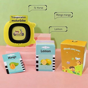 Lector de Tarjetas Flash Bilingüe para Niños, Máquina de Educación Temprana, Juguete de Aprendizaje de Inglés y Chino para Niños Pequeños - Product Image 4