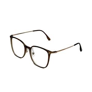 Gafas con Armazón de Titanio 32003, Rectangulares, Color Marrón Elegante, Armazón Grande, Protección Contra Luz Azul, Gafas Ópticas para Mujer - Product Image 2