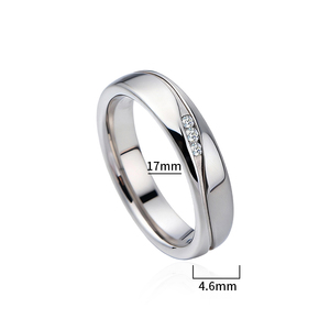 Anillos <span class=keywords><strong>de</strong></span> Compromiso y Matrimonio <span class=keywords><strong>de</strong></span> Titanio Clásicos <span class=keywords><strong>de</strong></span> Alta Calidad y Económicos, Juego <span class=keywords><strong>de</strong></span> Anillos <span class=keywords><strong>de</strong></span> Moda para Parejas - Product Image 4
