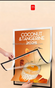 Marco Magnético A4/A3/A2/A1, Protector de Plástico Impermeable para Pósteres, Álbumes de Fotos, Listo para Vender - Product Image 3