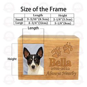 In legno massello eco-friendly urna personalizzabile con Pet <span class=keywords><strong>foto</strong></span> per la cremazione & sepoltura - Product Image 5