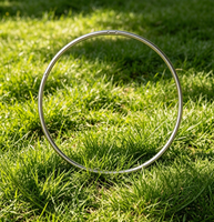Anneau aérien multi-points DIY de 85 cm avec matériel de fixation, Cerceau Lyra aérien, Cerceau sans support / simple / double point pour Yoga Aérien