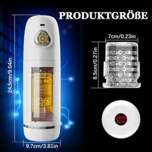 Mannelijke Masturbator Van De Tweede Generatie Ruimtecapsule Met Telescopische Rotatie En Bewegingsintelligentiepaar Dat De Uitspraak Deelt - Product Image 6