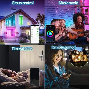 Tuya Smart RGBCCT Dimmable <span class=keywords><strong>LED</strong></span> Downlight Alexa Voice Music Sync Control Projecteur monté en Surface pour plafond de salon - Product Image 4