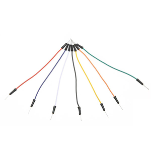 สายจั๊มพ์แบบยืดหยุ่น หัวต่อแบบตัวผู้-ตัวผู้ สำหรับบอร์ดทดลอง 40 ขา ความยาว 20 ซม. สายดูปองท์ - Product Image 4