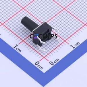 K2-1102DP-N3SW-04 Tactile Switch Through hole Component (THT)-4P,6x6mm Switch 1.8N Through Hole 6mm 6mm - Product Image 2