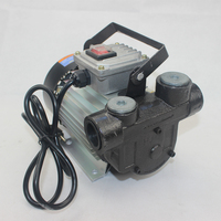 Pompe à carburant électrique portable 110V AC pour transfert d'huile de moteur diesel, moteur auto-amorçant 550W pour station-service mobile