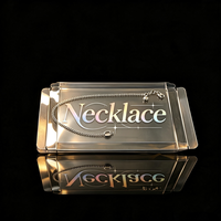 Boîtes d'emballage pour bijoux en plastique PET transparent personnalisées pour colliers et ornements