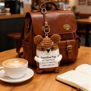 Mini poupée animale au crochet faite à la main, jouet tricoté en <span class=keywords><strong>coton</strong></span> PP inspirant, cadeaux pour la décoration de la maison, vente chaude, adorable ornement - Product Image 6