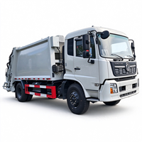 Camion compacteur de déchets Dongfeng 15CBM 4x2, compacteur hydraulique de déchets, LHD/RHD en option, camion de collecte des déchets sanitaires