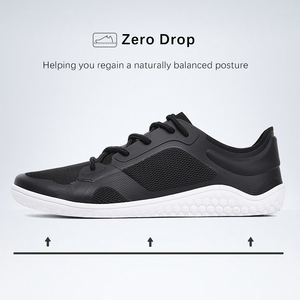 Zapatillas Minimalistas Ecológicas de Marca Propia, Flexibles, con Puntera Ancha, Parte Superior Tejida Transpirable, Estilo Slip-On, para Pies Descalzos - Product Image 2