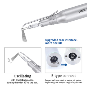 Professionele precisie autoclaveerbare E-type connector met 12 °   Oscillatie, tandheelkundige hoekbeenhakende handstuk - Product Image 3