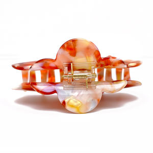 YIYI coreano 9.8cm nuvola acetato artigli per capelli carino colorato grande fermaglio per capelli rotondo artiglio personalizzato all'ingrosso - Product Image 5