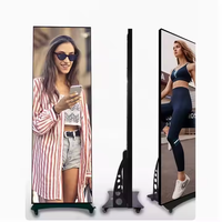 Écran d'affichage LED portable RGX haute définition multi-usage couleur pleine pour magasin, écran LED Totem numérique intérieur P1.53