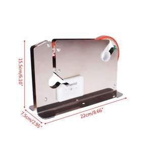 آلة ختم الأكياس بالشريط اللاصق مخصصة، جهاز تثبيت وقطع وتوزيع الغراء، آلة ختم الأكياس من الفولاذ المقاوم للصدأ مع أداة تشذيب - Product Image 5