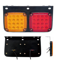 Feux arrière de remorque PK9018L PK9404R, montage horizontal, feux de stop et clignotants doubles, 24 LED