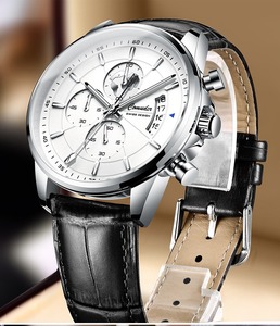 Thương Hiệu Hàng Đầu Người Đàn Ông Đồng Hồ Kinh Doanh Thời Trang Đồng Hồ <span class=keywords><strong>D</strong></span>ây Đeo Da Thạch Anh Đồng Hồ Đeo Tay Quà Tặng Cho Nam Đồng Hồ Sang Trọng Người Đàn Ông Reloj Para Hombre - Product Image 6