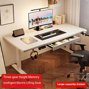 Escritorio Eléctrico de Pie con Doble Motor y Diseño Ergonómico Ajustable en Altura para Oficina en <span class=keywords><strong>Casa</strong></span>/Dormitorio, Configuración de Doble Monitor - Product Image 6
