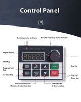 Variateur de fréquence VFD monophasé USFULL 0,75KW 1,5KW 2,2KW 220V pour le contrôle de la vitesse du moteur