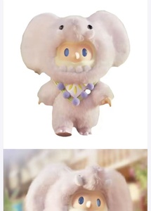 ของขวัญเซอร์ไพรส์จี้สำหรับทั้งชายและหญิง11-30ซม. ทำจากผงบ๊อบรูปช้างผ้ากำมะหยี่ขนยาว - Product Image 4