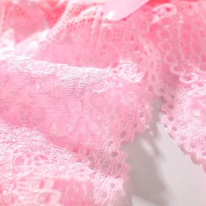 กางเกงในจีสตริงไซส์ใหญ่ L/XL แบบโปร่งลายลูกไม้ประดับเพชรพลอย เอวต่ำสำหรับผู้หญิง - Product Image 3