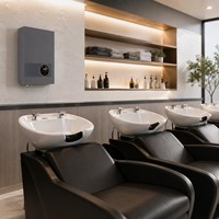 Chauffe-eau électrique sans réservoir commercial 27-36 kW 240 V 400 V haute puissance, chauffe-eau instantané pour hôtel et restaurant
