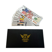 Nouveaux ensembles de billets de un million de dollars de Kobe Bryant avec enveloppes, billets de banque en feuille d'argent, ensembles de billets de dollars de Kobe Bryant