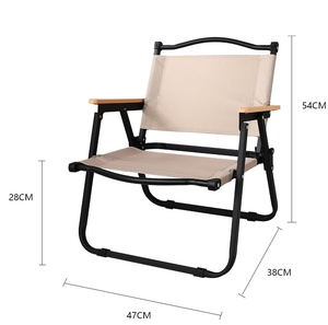 Comfortable Folding <strong>Chair</strong> for Outdoor Camping <strong>Beach</strong> Hiking Made of Plastic and Aluminum - Product Image 6