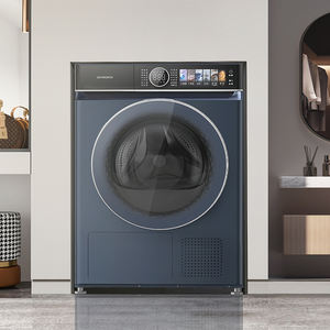 Sèche-<span class=keywords><strong>linge</strong></span> électronique automatique à <span class=keywords><strong>pompe</strong></span> à <span class=keywords><strong>chaleur</strong></span> de haute qualité, capacité 10 kg, avec fonction de départ différé 24 heures, pour usage domestique - Product Image 1