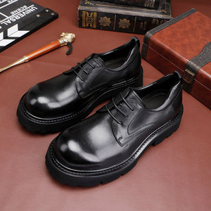 High-quality Custom Men's square Oxford <b>Shoes</b> Made Genuine Leather Stylish Breathable Suitable for Wedding Occasions - Product Image 5