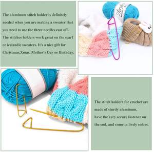 Gran oferta de gancho de telar, conjunto de gancho de ganchillo de <span class=keywords><strong>tulip</strong></span>án colorido, <span class=keywords><strong>agujas</strong></span> de punto de tejer, 2017 - Product Image 4
