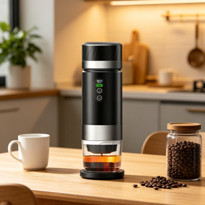 Mini Cafetera Espresso Portátil de 80 ml, Recargable Tipo-C, Compatible con Café Molido y Cápsulas, para Venta al Por Mayor - Product Image 4