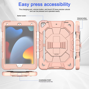 Fundas con Correa Giratoria de 360 Grados para <span class=keywords><strong>iPad</strong></span>, Funda para Niños, Rosa, 5.ª Generación, <span class=keywords><strong>12</strong></span>,<span class=keywords><strong>9</strong></span>, 10,<span class=keywords><strong>9</strong></span>, 4 Mini, <span class=keywords><strong>12</strong></span>,<span class=keywords><strong>9</strong></span> M2, 10.ª Generación, 10,<span class=keywords><strong>9</strong></span> - Product Image 2