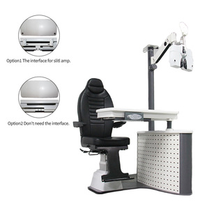 Chaise de réfraction ophtalmique ICEN IN-360 avec cadre métallique, garantie 1 an, logo personnalisé par jet d'encre pour usage en laboratoire - Product Image 4
