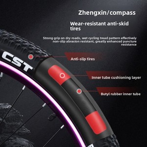 Bicicleta de Montaña Lanling para Adultos, Estudiantes y Adolescentes, 12 Velocidades, Frenos de Disco de Aceite, Estilo Urbano, Cuadro de Aleación de Aluminio, Horquilla con Resorte - Product Image 2