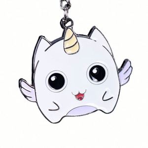 Porte-clés en métal personnalisé imprimé avec des personnages de dessins animés, figurines en acier inoxydable, série de personnages, style vintage et tendance - Product Image 3