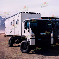 SUNRISE RV Luxe 4x4 Off Road Expedition Camion Box Camper Caravan Off Road Expedition Camping-car Camion Camper Van Avec Salle De Bains