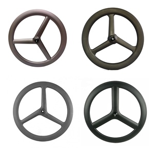 Dfs 700C Carbon wheelset phía trước 3-nói phía sau đĩa bánh xe theo dõi/đường xe đạp UD Matte bánh xe ultralighter xe đạp TT Carbon bánh xe - Product Image 3