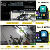 Testeur de caméra CCTV Rsrteng E68 5,5 pouces, câble de caméra IP 4K, TVI, CVI, AHD, SDI, OPM, VFL, POE, outils réseau WiFi, traceur de câbles
