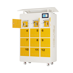 12 Slots Customized APP Control <strong>E</strong> <strong>Bike</strong> <strong>Charging</strong> <strong>Station</strong> Outdoor Scooter Motorcycle Lithium Battery Swap Cabinet - Product Image 2