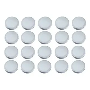 Confezione da 20 pezzi di lampade a montaggio superficiale a LED da 12W plafoniere rotonde per l'illuminazione in casa o in ufficio