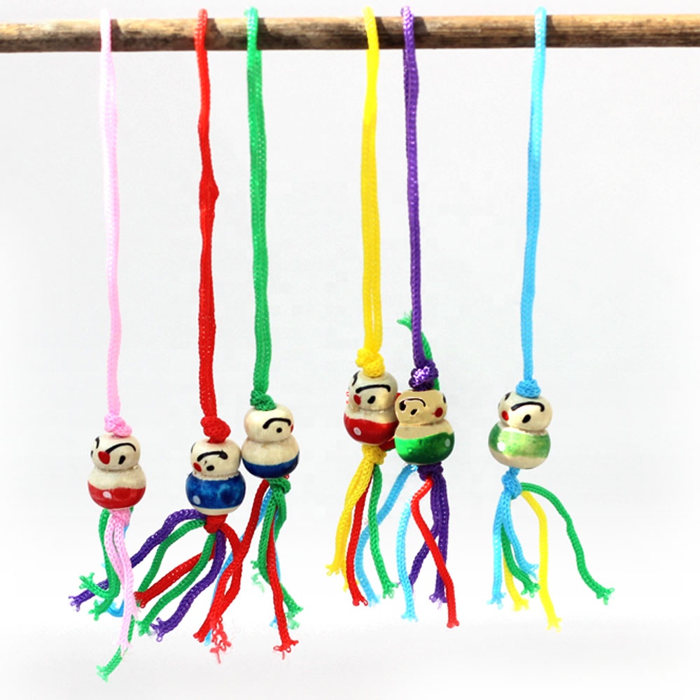 Китайские куклы на удачу, милая деревянная кукла на удачу, деревянная кукла на удачу ручной работы