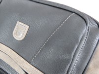 Sac à bandoulière multi-poches pour femme en cuir PU souple avec fermeture ouverte, sac messager tendance pour les voyages